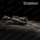 Shattered Militant Copper Camo Rifle Gun Skin Vinyl Wrap