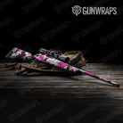 Shattered Magenta Tiger Camo Rifle Gun Skin Vinyl Wrap