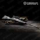 Stickerbomb Grey Rifle Gun Skin Vinyl Wrap