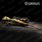 Tie Dye Flower Child Rifle Gun Skin Vinyl Wrap