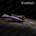 Bandana Purple White Rifle Gun Skin Vinyl Wrap