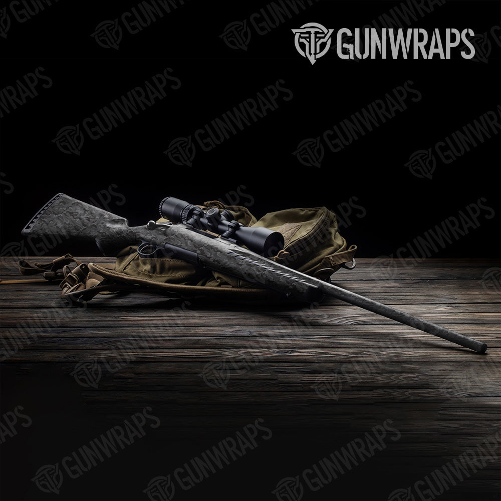 Classic Elite Black Camo Rifle Gun Skin Vinyl Wrap