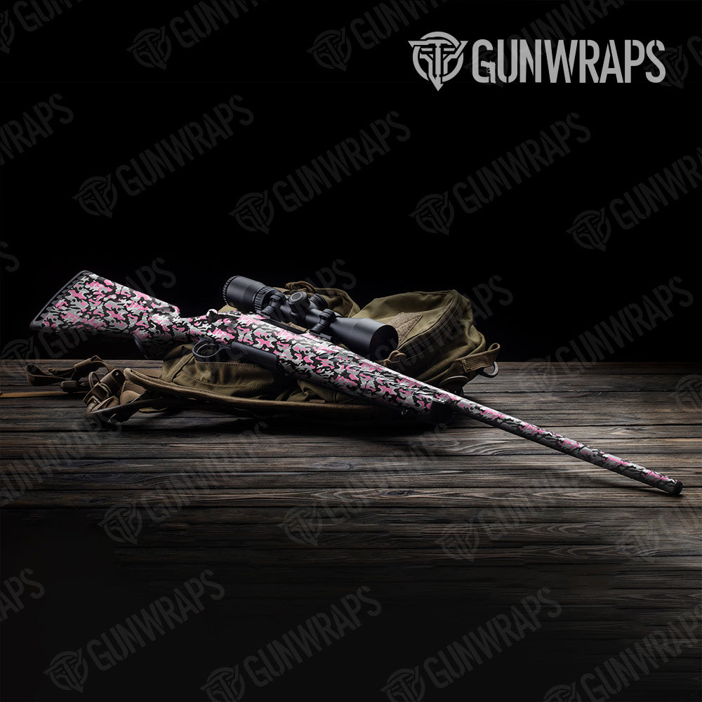 Classic Pink Tiger Camo Rifle Gun Skin Vinyl Wrap