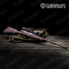 Classic Red Tiger Camo Rifle Gun Skin Vinyl Wrap