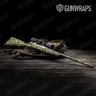 Classic Yellow Tiger Camo Rifle Gun Skin Vinyl Wrap