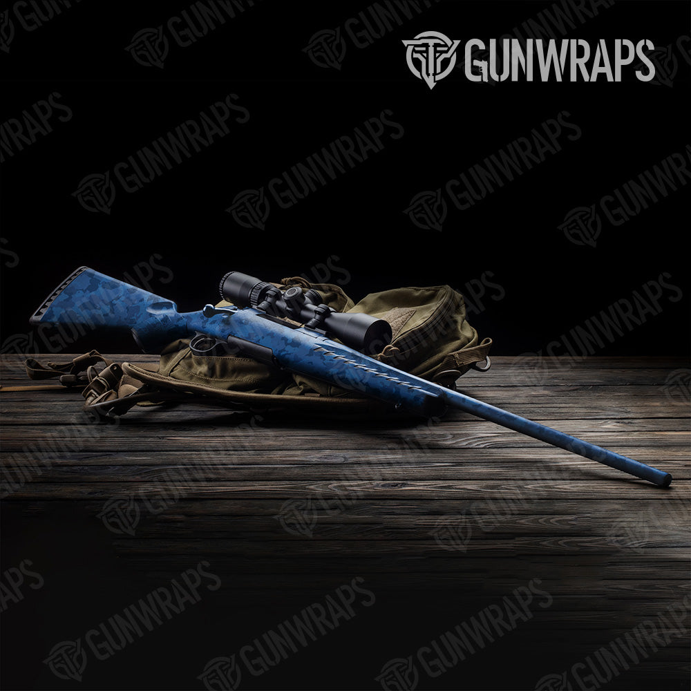 Cumulus Elite Blue Camo Rifle Gun Skin Vinyl Wrap