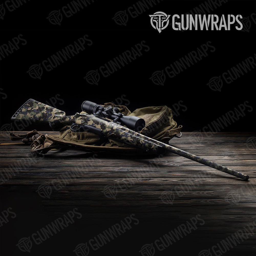 Cumulus Militant Blue Camo Rifle Gun Skin Vinyl Wrap