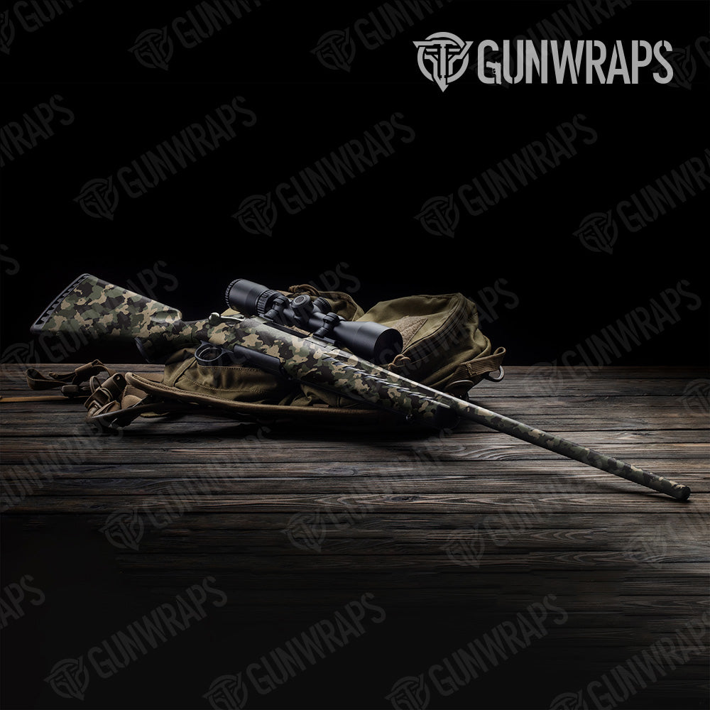 Cumulus Militant Green Camo Rifle Gun Skin Vinyl Wrap