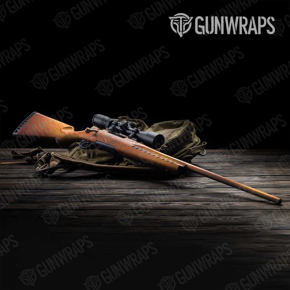 Damascus Autumn Rifle Gun Skin Vinyl Wrap