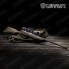 Damascus Orange Rifle Gun Skin Vinyl Wrap