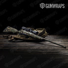 Digital Woodland Camo Rifle Gun Skin Vinyl Wrap