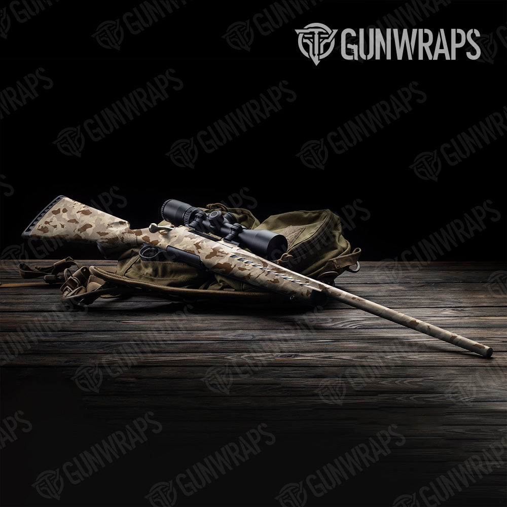 Erratic Desert Camo Rifle Gun Skin Vinyl Wrap