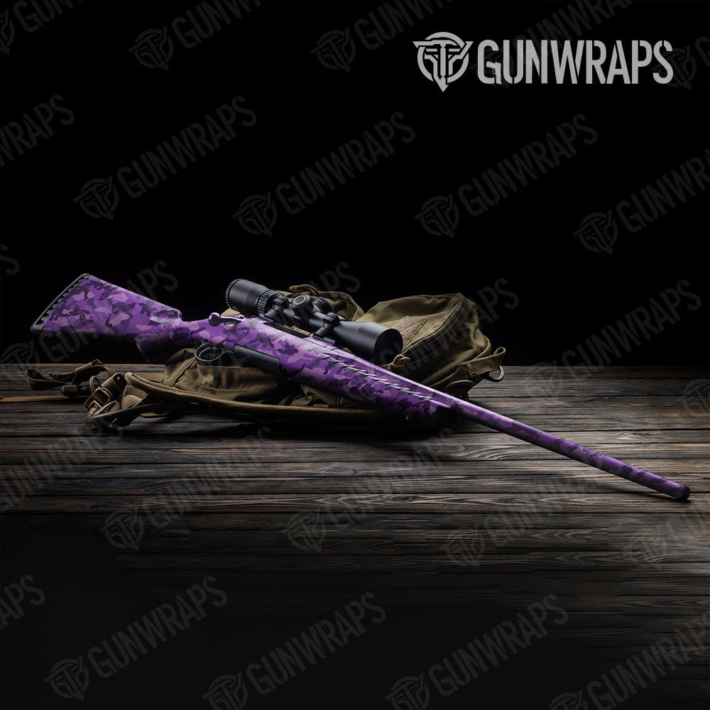 Erratic Elite Purple Camo Rifle Gun Skin Vinyl Wrap