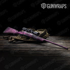 Galaxy Purple Nebula Rifle Gun Skin Vinyl Wrap