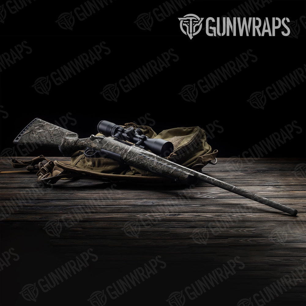 Nature Woodland Camo Rifle Gun Skin Vinyl Wrap