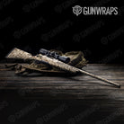 Ragged Desert Camo Rifle Gun Skin Vinyl Wrap