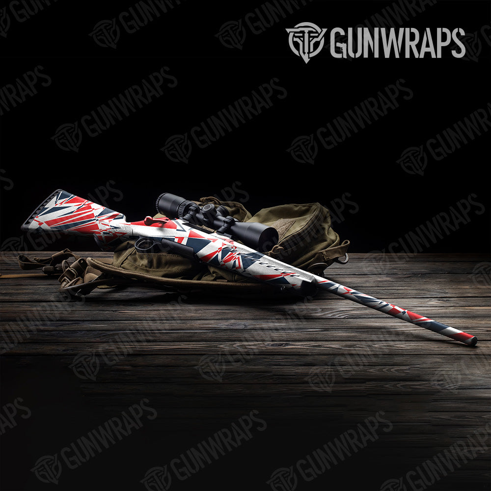 Sharp America Camo Rifle Gun Skin Vinyl Wrap