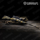 Sharp Militant Yellow Camo Rifle Gun Skin Vinyl Wrap