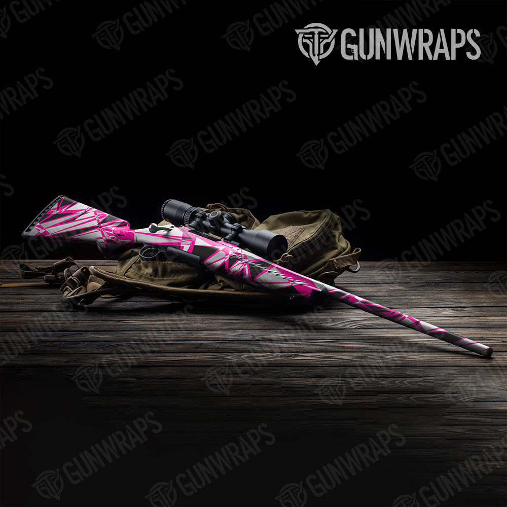 Sharp Magenta Tiger Camo Rifle Gun Skin Vinyl Wrap