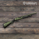 Sharp Army Green Camo Shotgun Gun Skin Vinyl Wrap