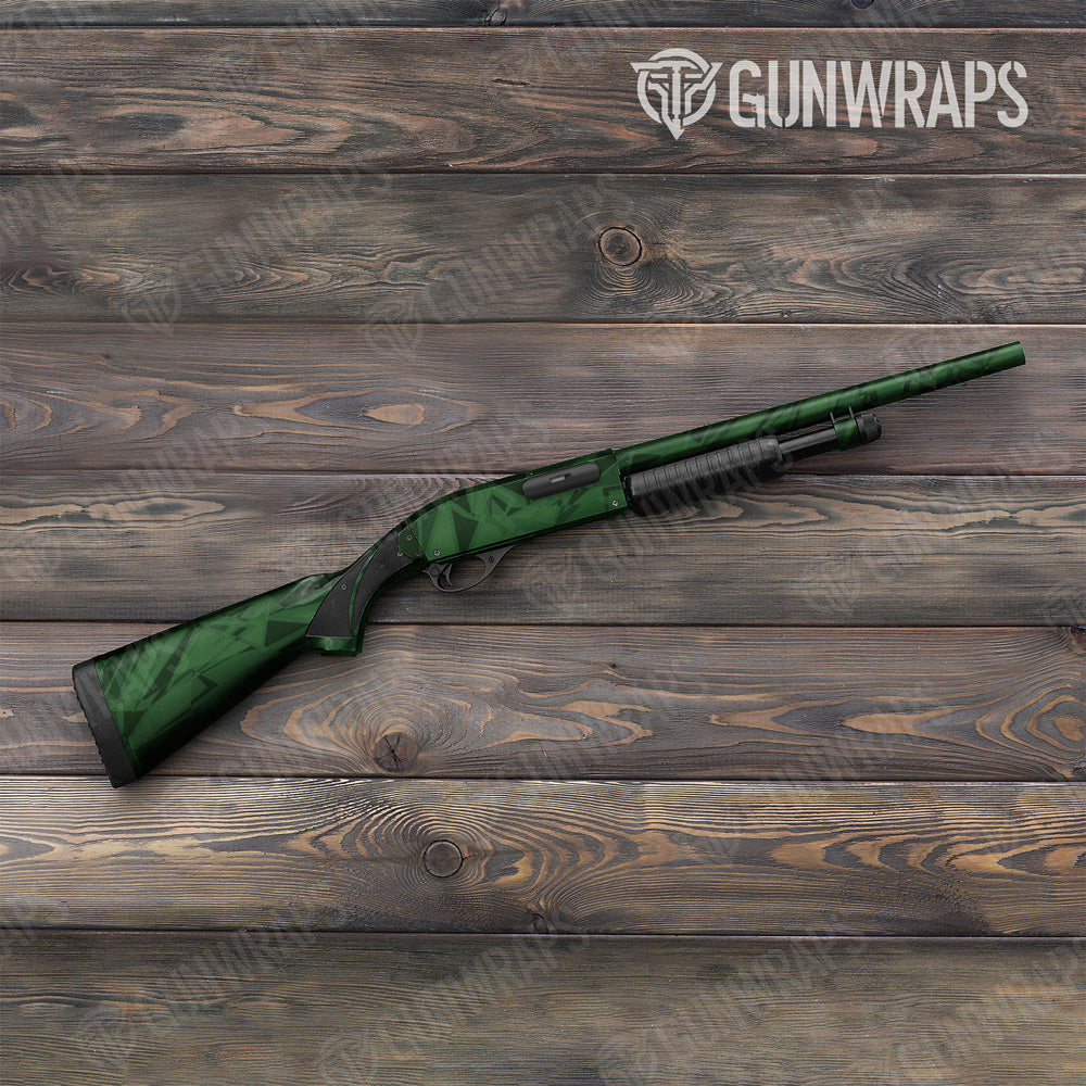 Sharp Elite Green Camo Shotgun Gun Skin Vinyl Wrap