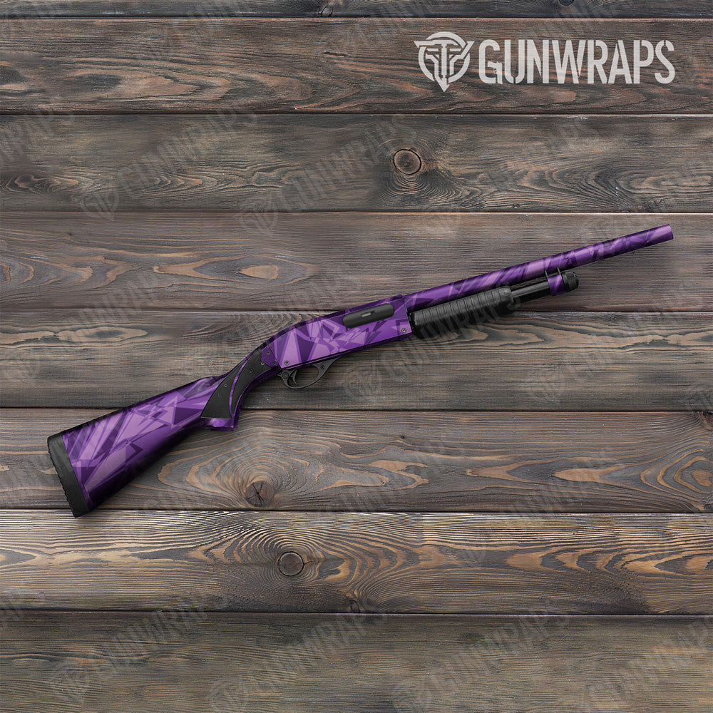 Sharp Elite Purple Camo Shotgun Gun Skin Vinyl Wrap