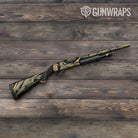 Sharp Militant Yellow Camo Shotgun Gun Skin Vinyl Wrap