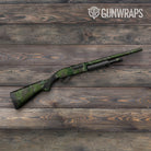 Shattered Army Dark Green Camo Shotgun Gun Skin Vinyl Wrap