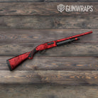 Shattered Elite Red Camo Shotgun Gun Skin Vinyl Wrap