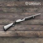 Stone Arctic White Granite Shotgun Gun Skin Vinyl Wrap