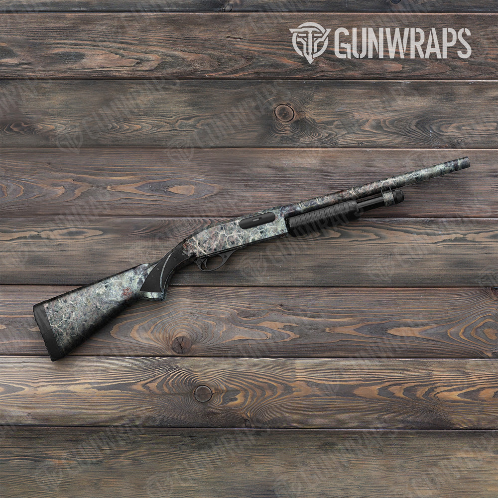 Stone Emperador Rose Marble Shotgun Gun Skin Vinyl Wrap