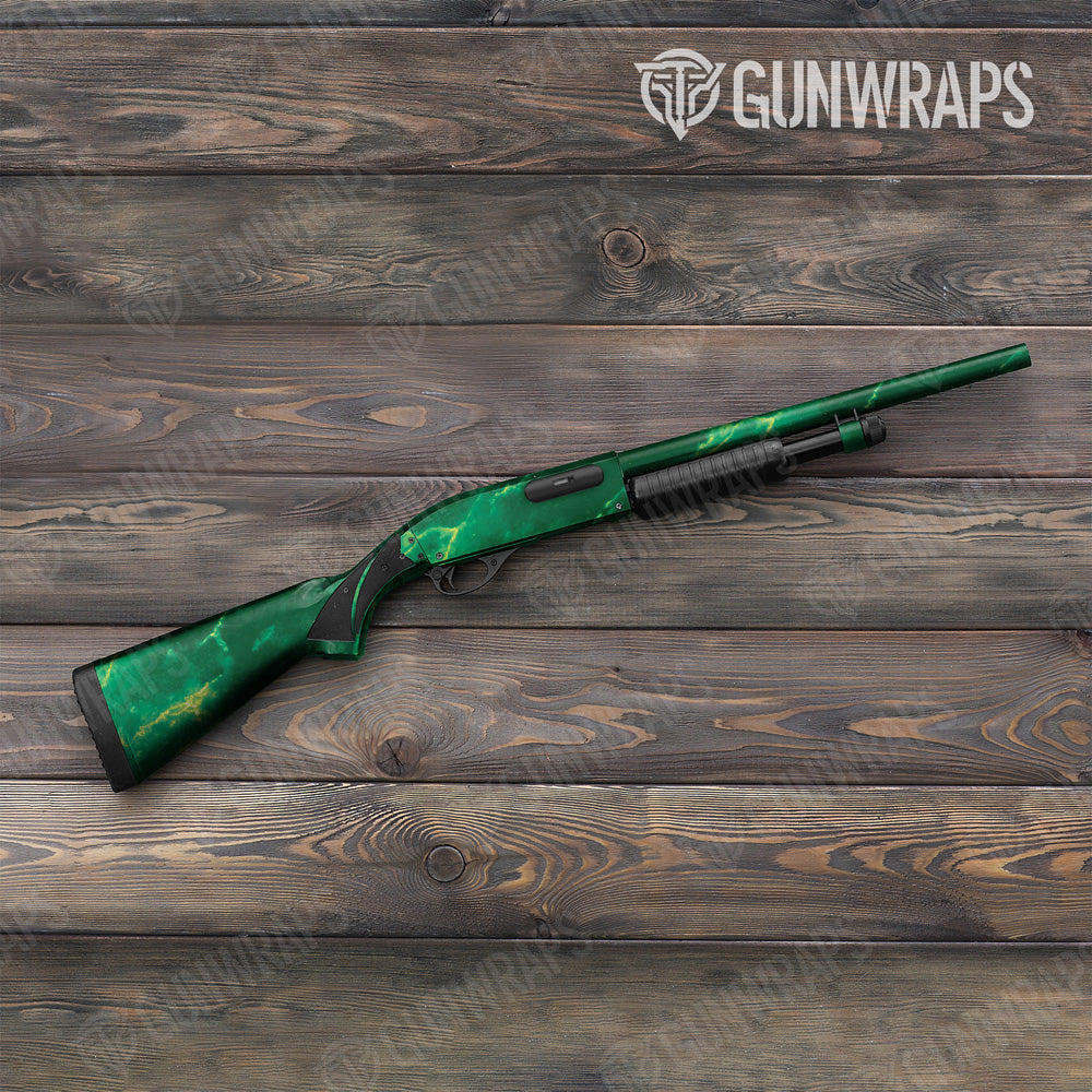 Stone Jade Marble Shotgun Gun Skin Vinyl Wrap