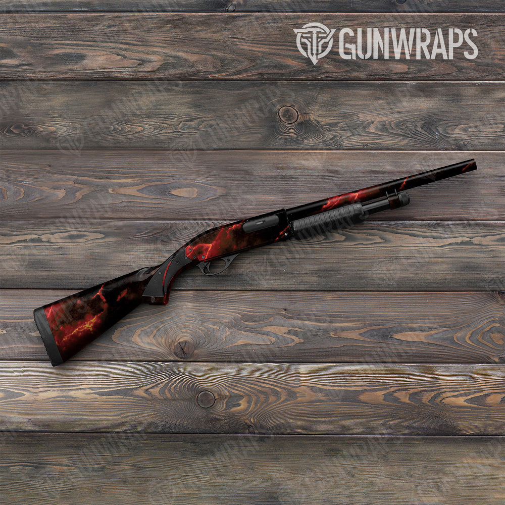 Stone Lava Rock Marble Shotgun Gun Skin Vinyl Wrap