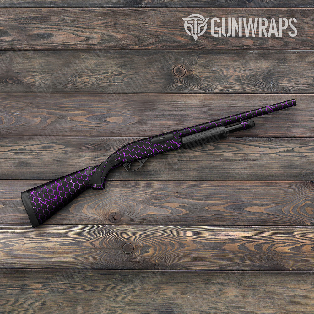 Vivid Hex Purple Shotgun Gun Skin Vinyl Wrap