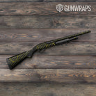 Vivid Hex Yellow Shotgun Gun Skin Vinyl Wrap