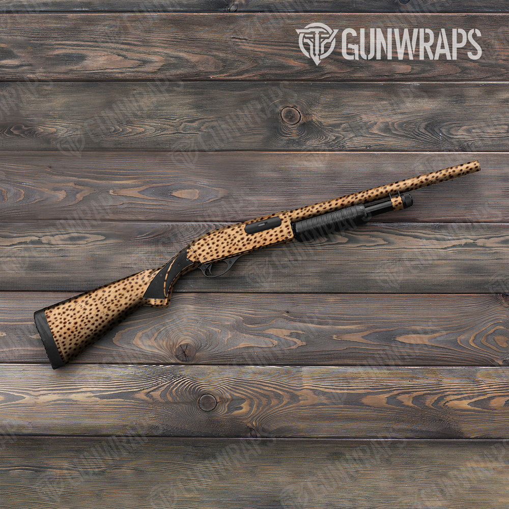 Animal Cheetah Shotgun Gun Skin Vinyl Wrap