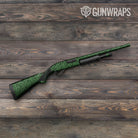 Bandana Green Black Shotgun Gun Skin Vinyl Wrap