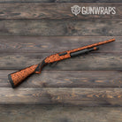 Bandana Orange Black Shotgun Gun Skin Vinyl Wrap