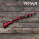 Bandana Red Black Shotgun Gun Skin Vinyl Wrap