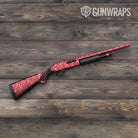 Bandana Red White Shotgun Gun Skin Vinyl Wrap