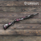 Broken Plaid Pink Camo Shotgun Gun Skin Vinyl Wrap