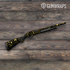 Circuit Board Yellow Shotgun Gun Skin Vinyl Wrap