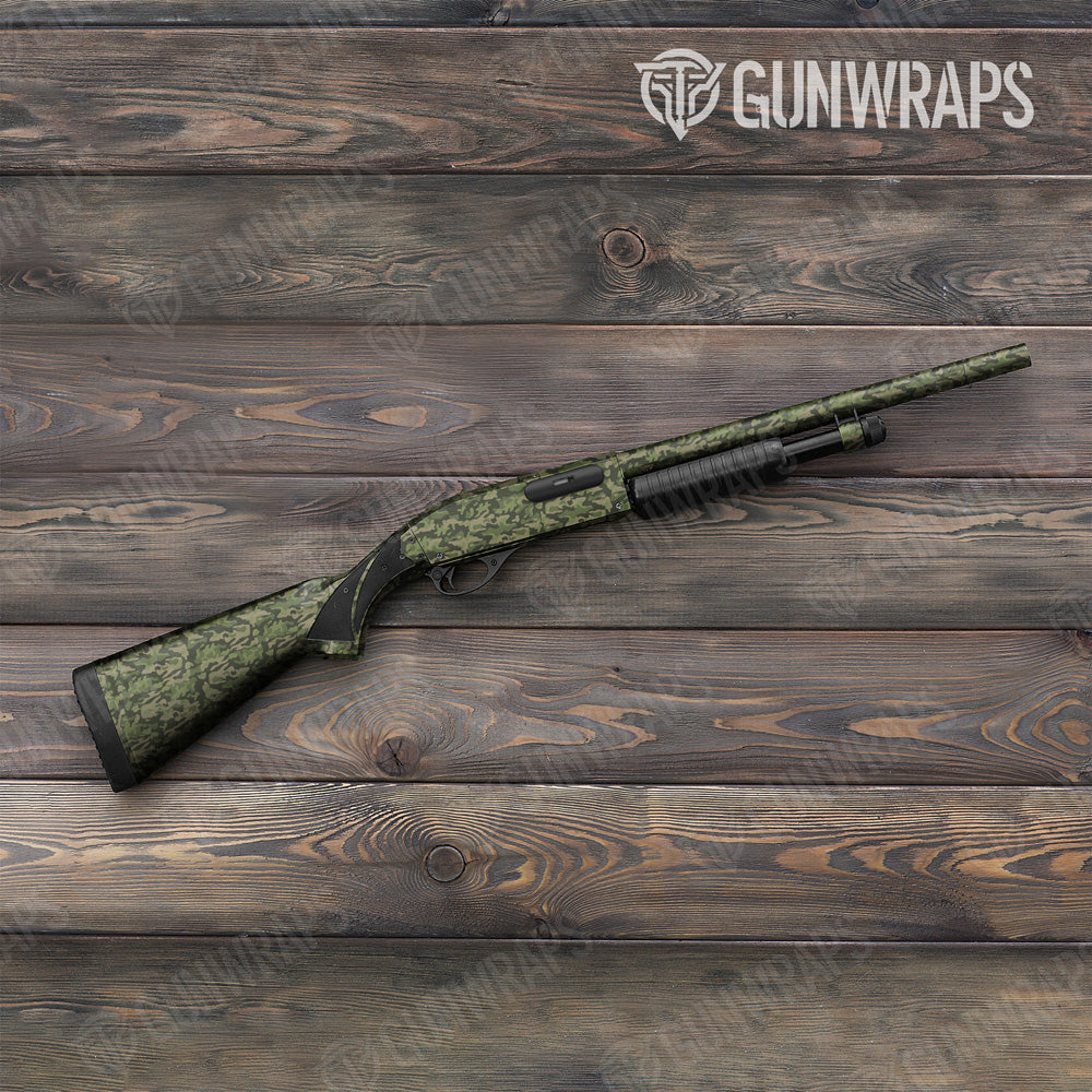 Classic Army Green Camo Shotgun Gun Skin Vinyl Wrap