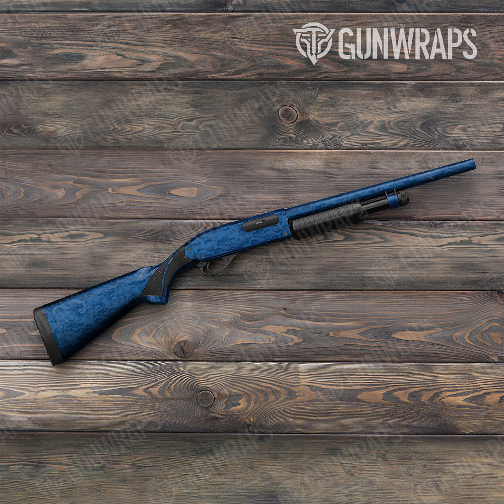 Classic Elite Blue Camo Shotgun Gun Skin Vinyl Wrap