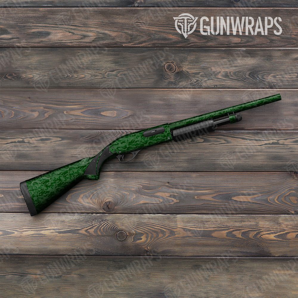 Classic Elite Green Camo Shotgun Gun Skin Vinyl Wrap