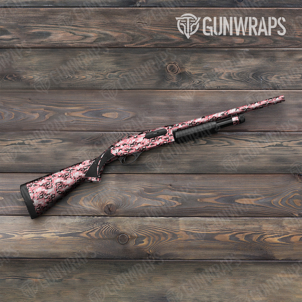 Classic Pink Camo Shotgun Gun Skin Vinyl Wrap