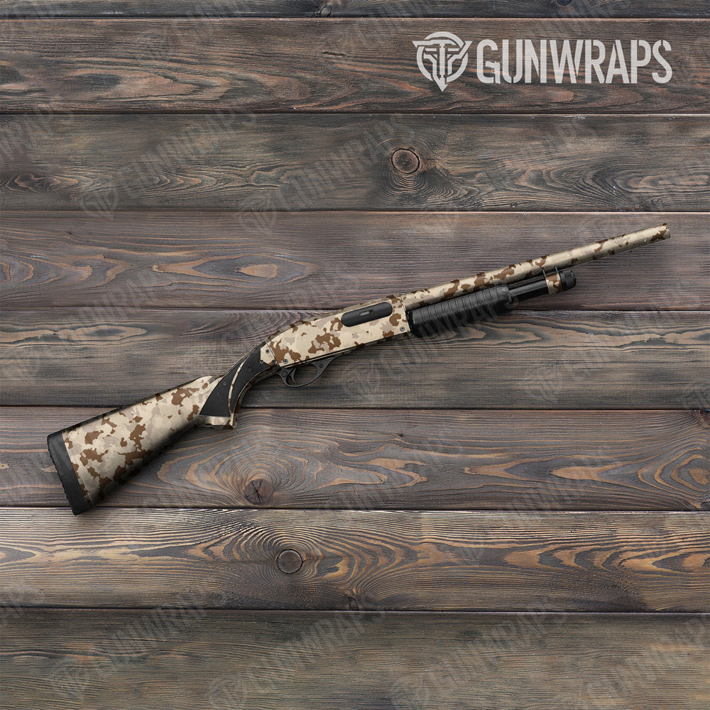 Cumulus Desert Camo Shotgun Gun Skin Vinyl Wrap