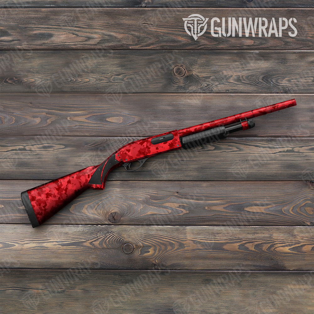 Cumulus Elite Red Camo Shotgun Gun Skin Vinyl Wrap