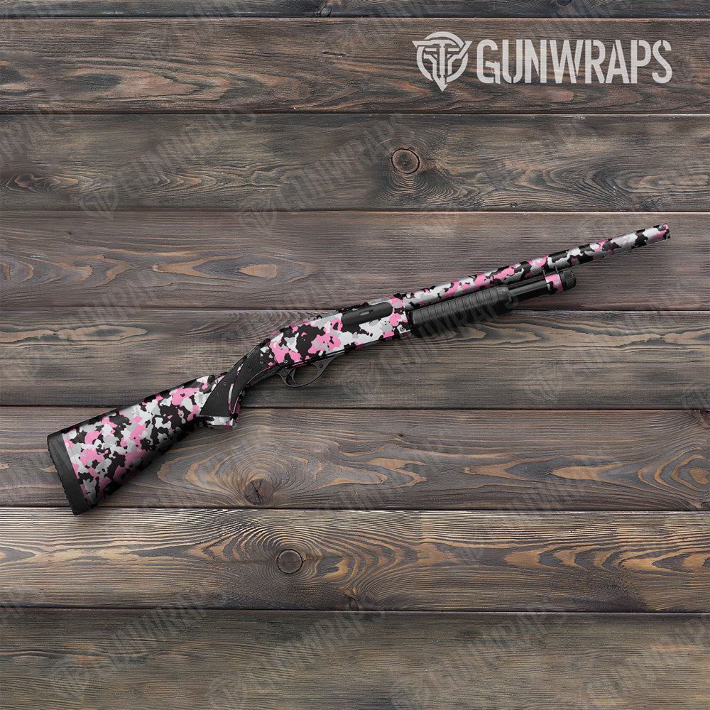 Cumulus Pink Tiger Camo Shotgun Gun Skin Vinyl Wrap