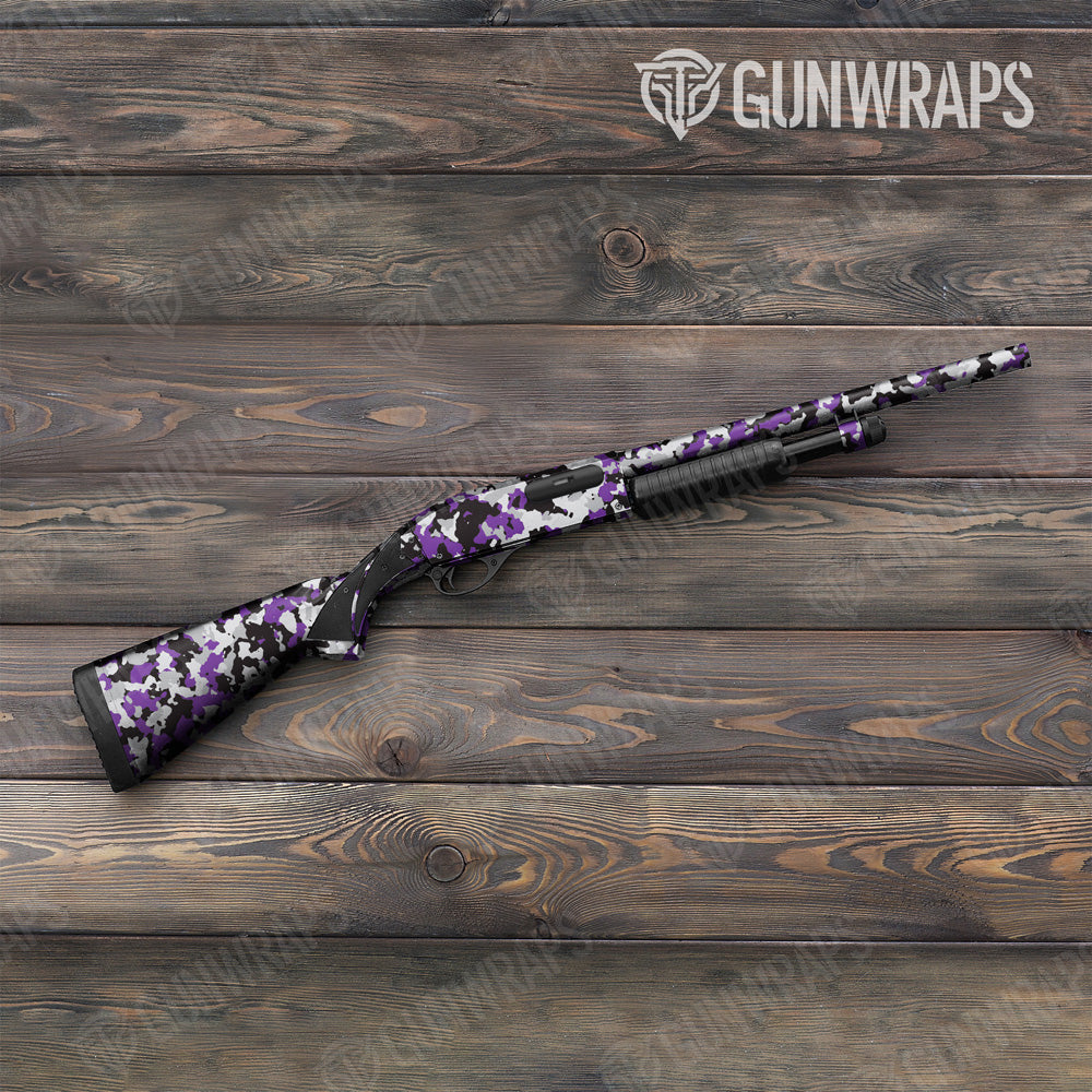 Cumulus Purple Tiger Camo Shotgun Gun Skin Vinyl Wrap